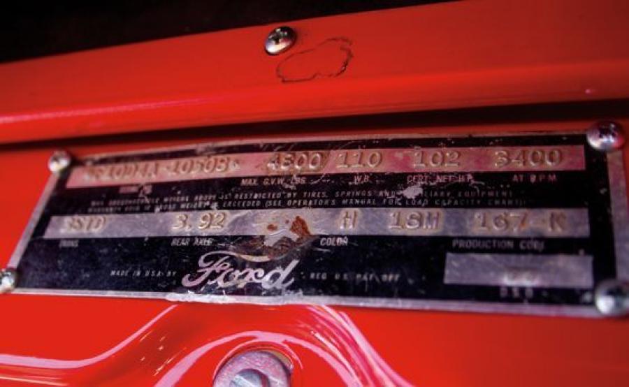  Ford F-100 Custom Pickup Truck 1954 года  (фото 15 из 21)